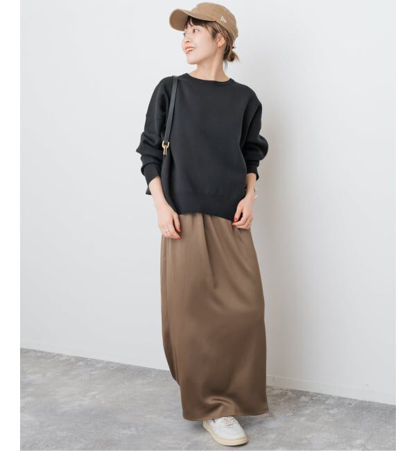 Spick and Span「ウォッシャブルPEバルキーヤーンルーズニット」|ニット・セーター|