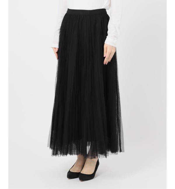 Spick and Span「ランダムチュールプリーツスカート」|スカート|