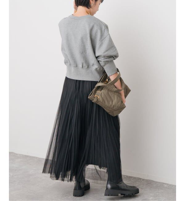 Spick and Span「ランダムチュールプリーツスカート」|スカート|