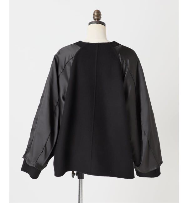 Spick and Span「《追加》ビーバーストール付きセットコート」|ノーカラーコート|