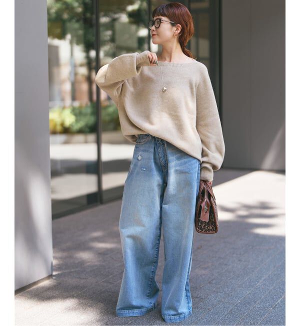 Spick and Span「ニュアンスコクーンシルエットニット」|ニット・セーター|