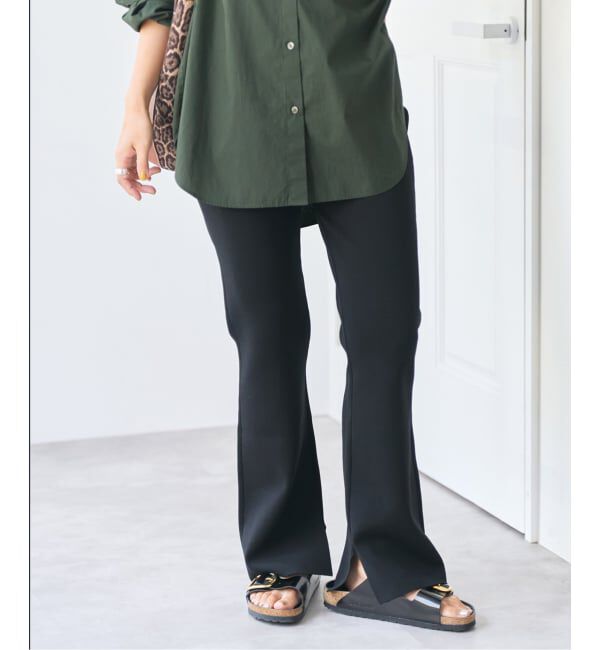 Spick and Span「フレアニットパンツ」|その他|