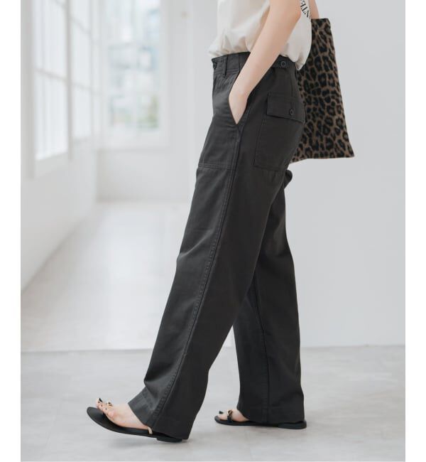 Spick and Span「《WEB限定 / 追加3》ルーズベイカーパンツ」|カーゴ|