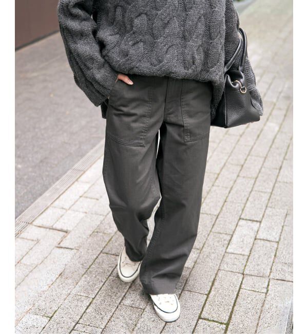 Spick and Span「《WEB限定 / 追加3》ルーズベイカーパンツ」|カーゴ|