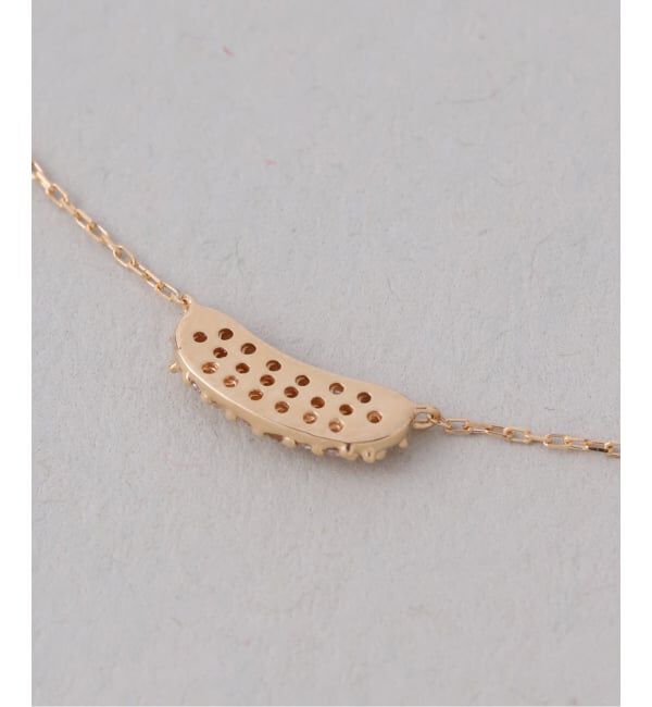 Lilas by Spick&Span「beansパヴェダイヤネックレス K18」|ネックレス|