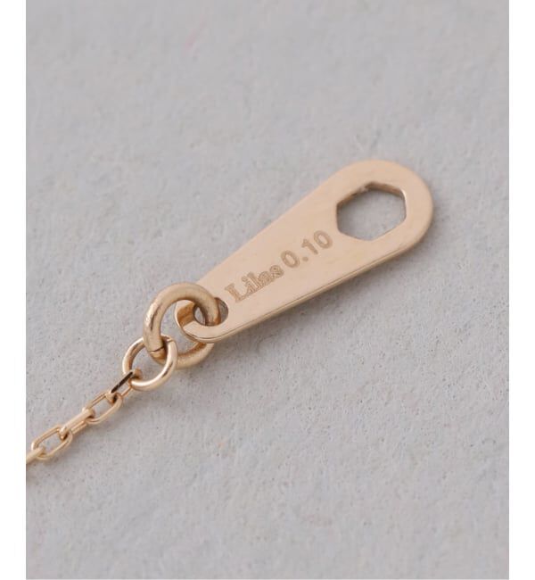 Lilas by Spick&Span「beansパヴェダイヤネックレス K18」|ネックレス|