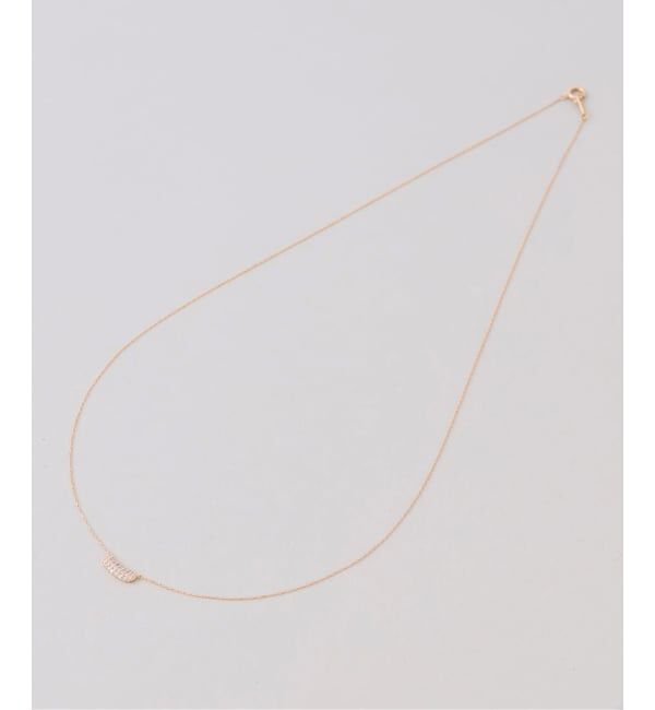 Lilas by Spick&Span「beansパヴェダイヤネックレス K18」|ネックレス|