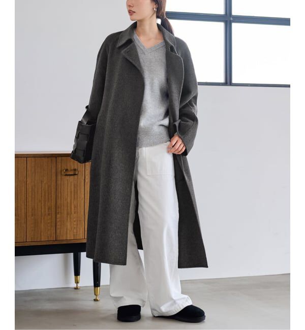 FRAMeWORK「≪WEB限定 / 追加≫AQUA Vネックプルオーバー」|ニット・セーター|