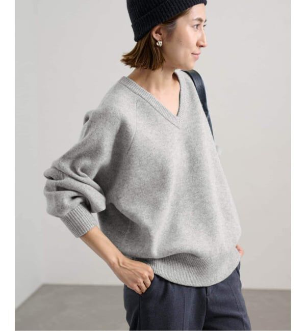 FRAMeWORK「≪WEB限定 / 追加≫AQUA Vネックプルオーバー」|ニット・セーター|