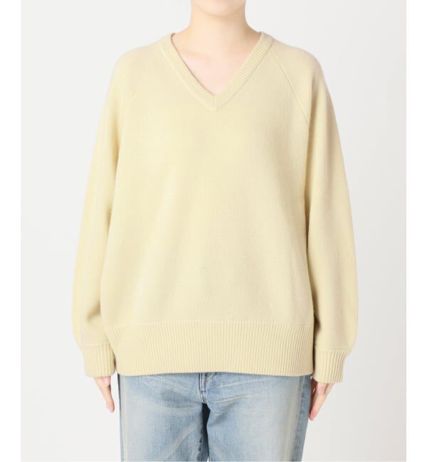 FRAMeWORK「≪WEB限定 / 追加≫AQUA Vネックプルオーバー」|ニット・セーター|