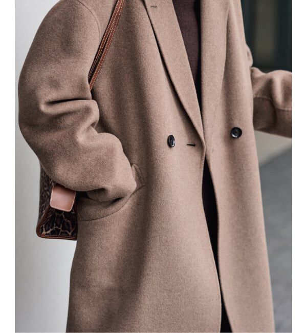 FRAMeWORK「≪追加≫SUPER160'sダブルブレストコート 5」|チェスターコート|