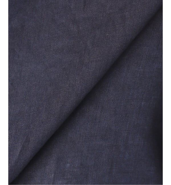 Spick and Span「《ゆったりサイズ》追加予約 80リネンカシュクール ビッグシャツ」|シャツ・ブラウス|