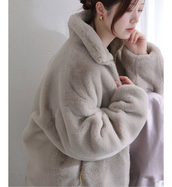  「TATRAS/タトラス BARBRA ファーブルゾン」|その他|