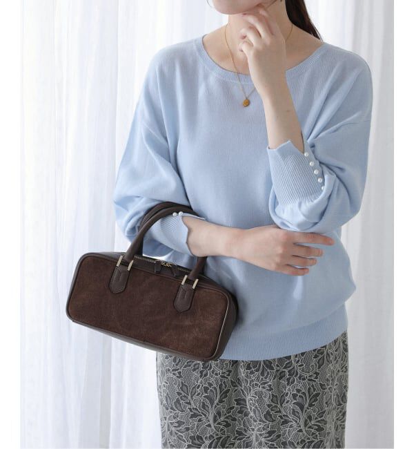  「ウールカシミヤパールニットプルオーバー」|ニット・セーター|