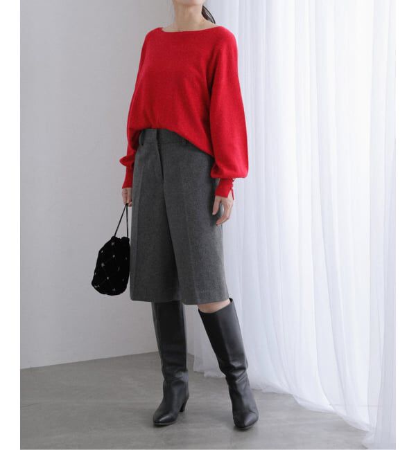  「ウールカシミヤパールニットプルオーバー」|ニット・セーター|