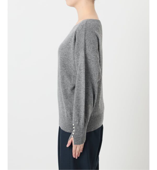  「ウールカシミヤパールニットプルオーバー」|ニット・セーター|