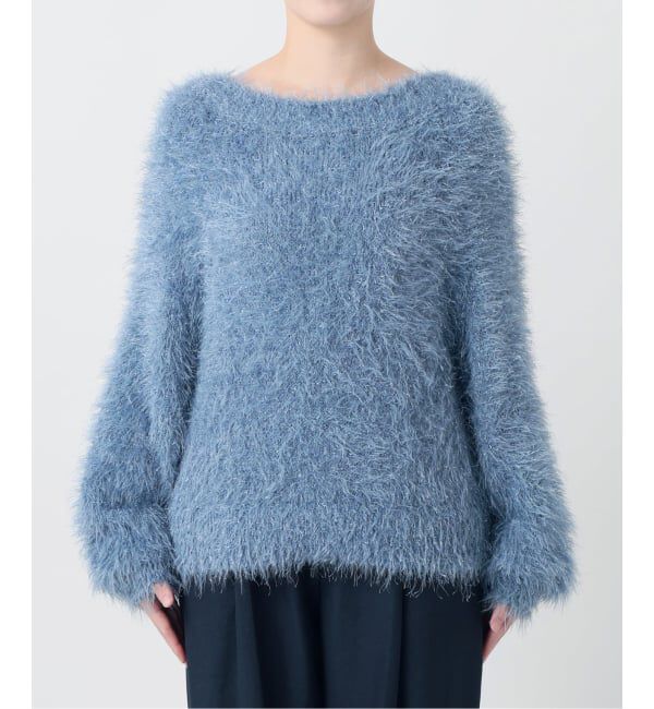  「【洗える】2WAYフェザーニット」|ニット・セーター|