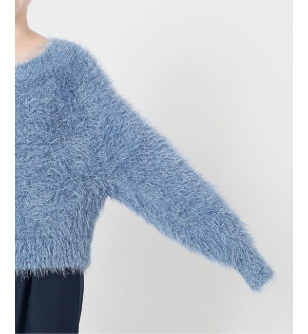  「【洗える】2WAYフェザーニット」|ニット・セーター|