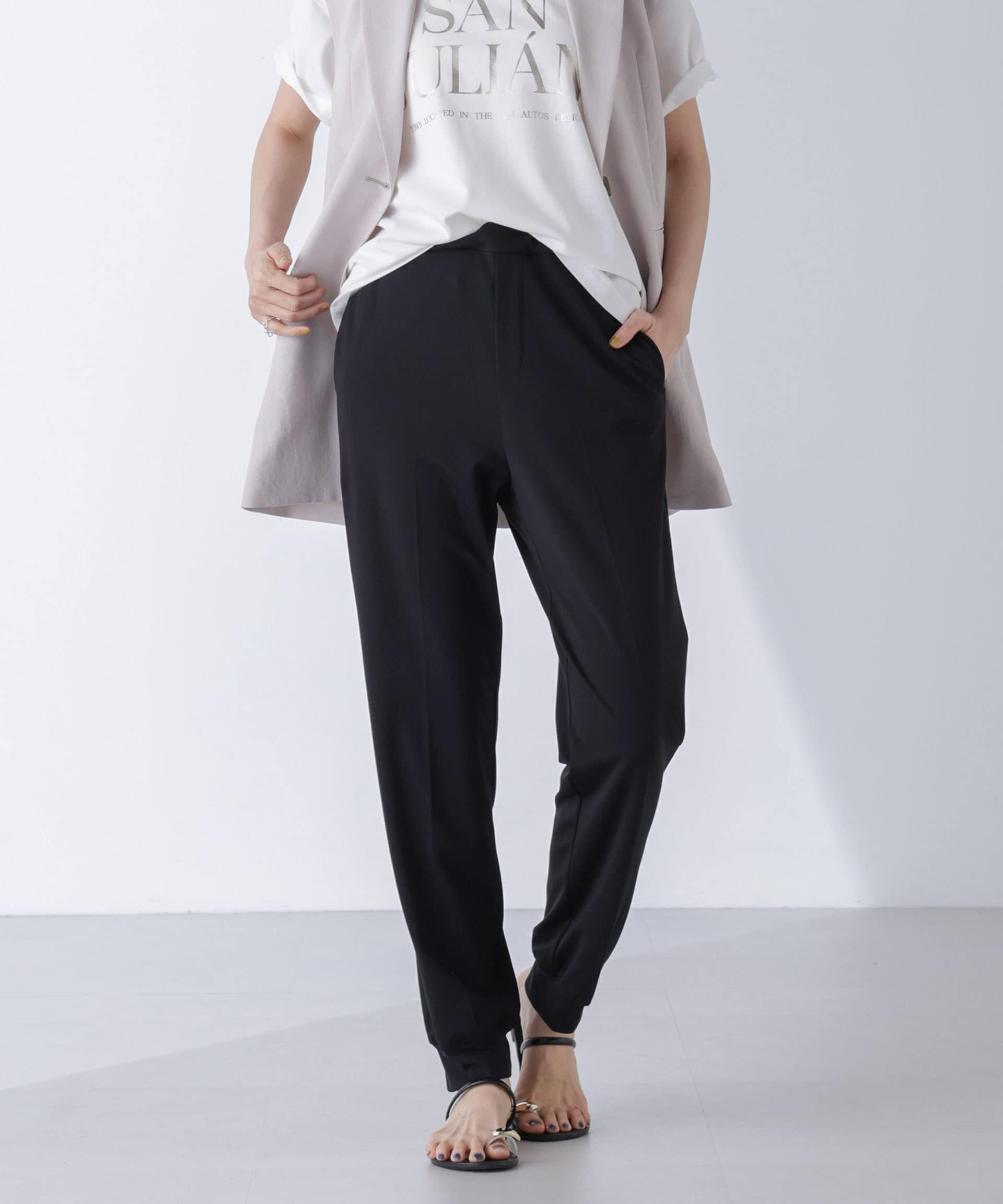 nano･universe「AtPARK＆DAILYWEAR/スリットジョガーパンツ（セットアップ可）」|チノ|