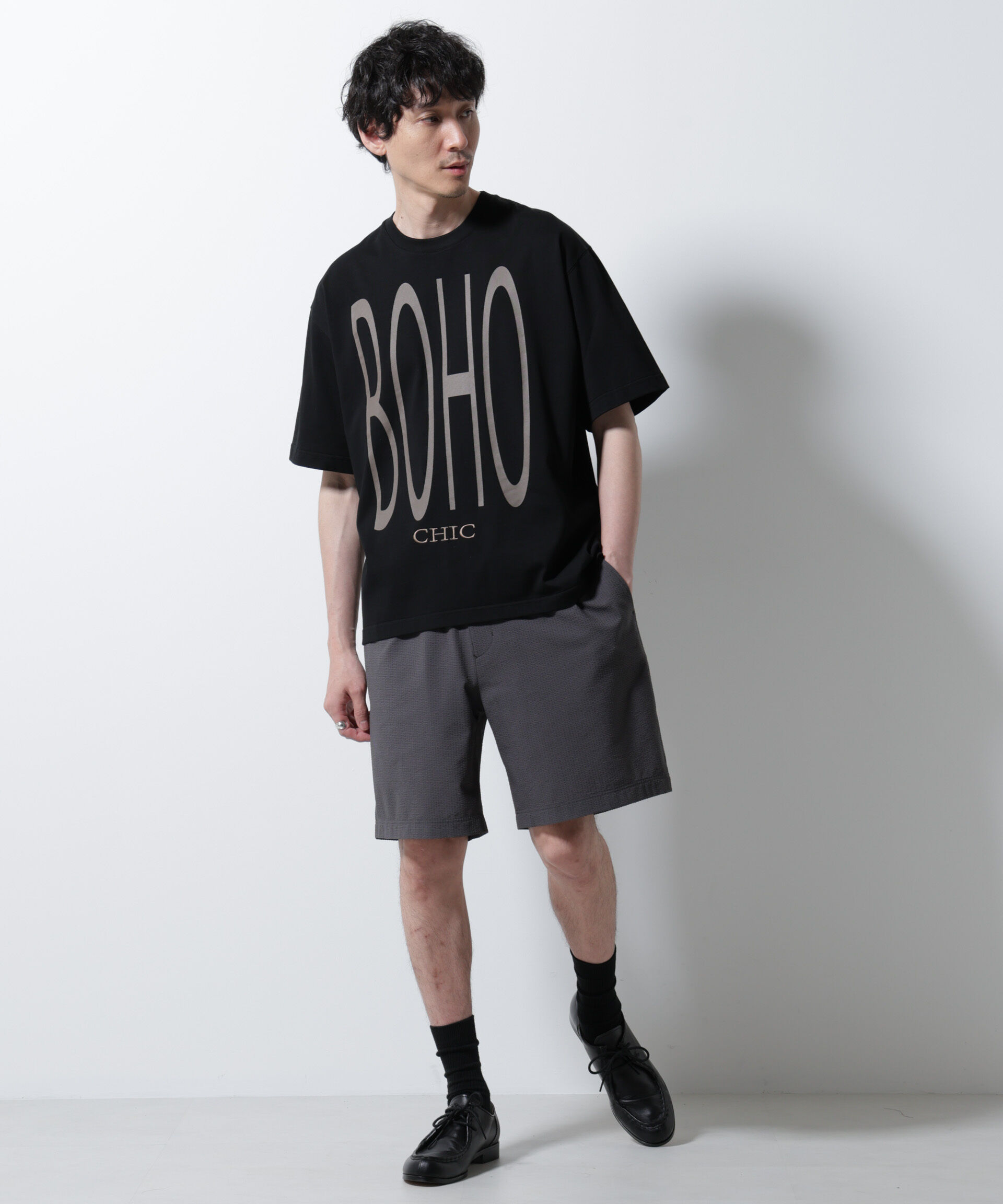 nano･universe「DotAir(R)サッカーストレッチイージーショートパンツ/吸水速乾」|チノ|