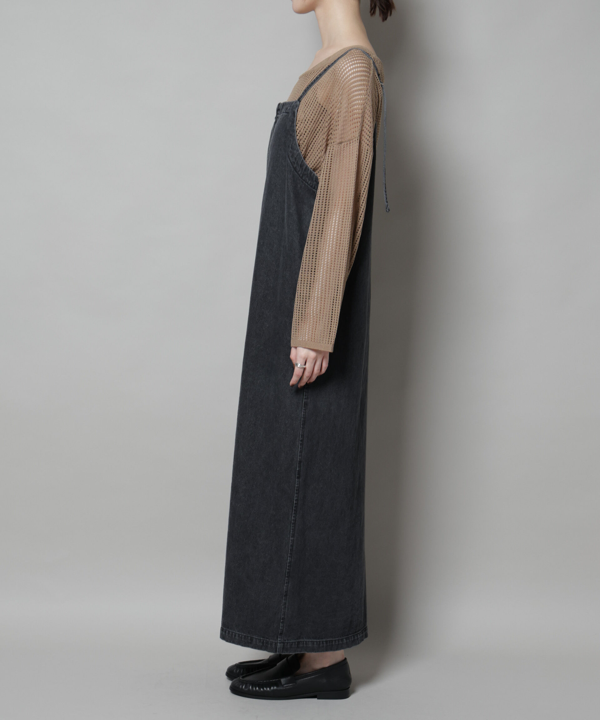 nano･universe「前後2wayデニムキャミソールワンピース」|ワンピース|