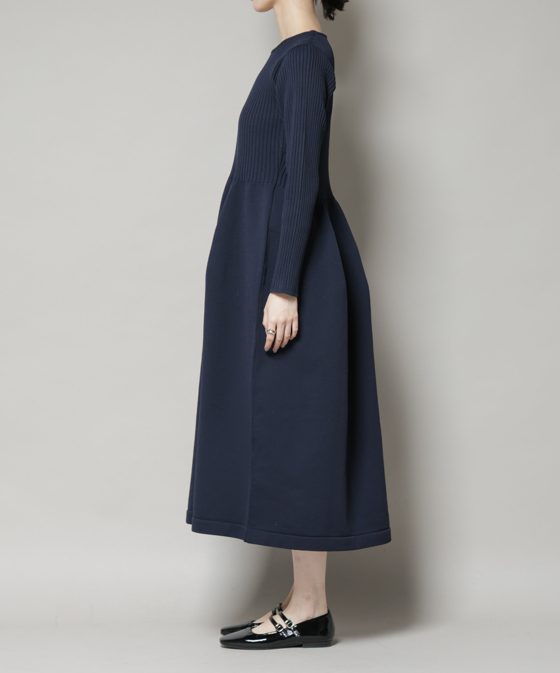 nano･universe「フォルムスカートニットワンピース」|ワンピース|