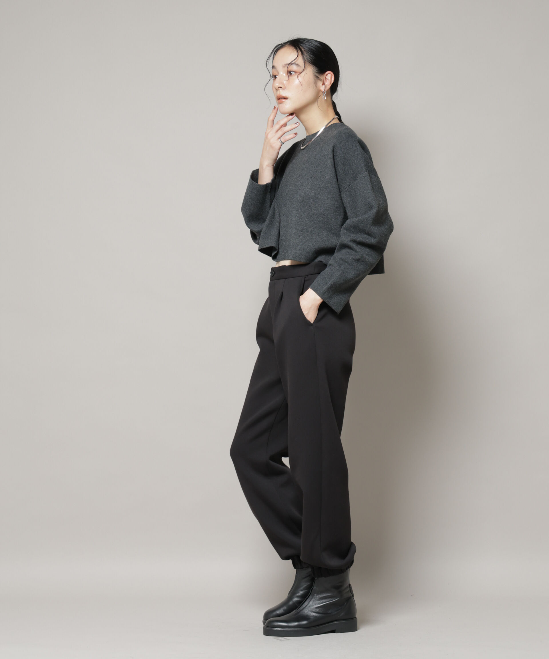 nano･universe「ダンボールジョガーパンツ」|チノ|