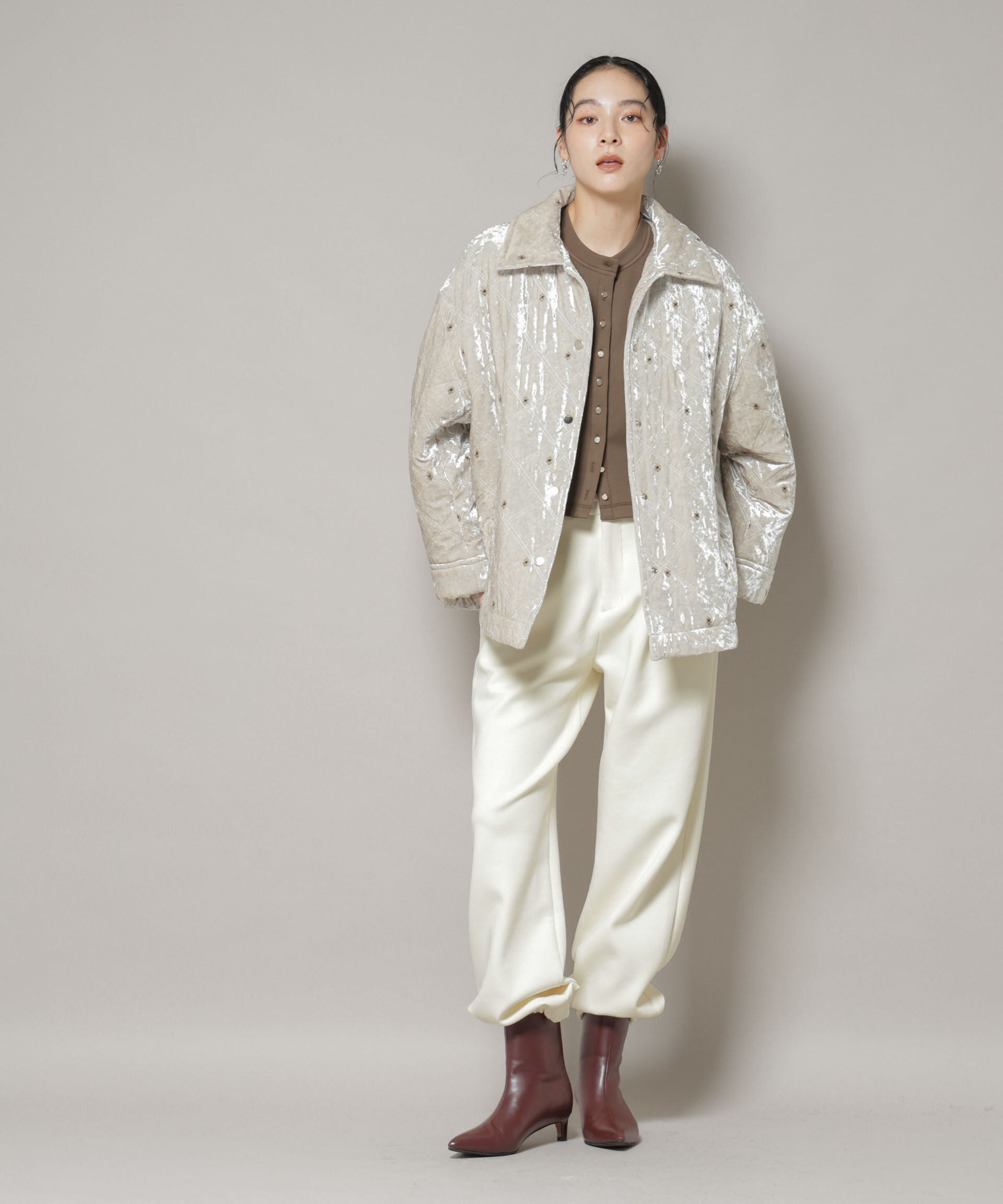 nano･universe「ダンボールジョガーパンツ」|チノ|