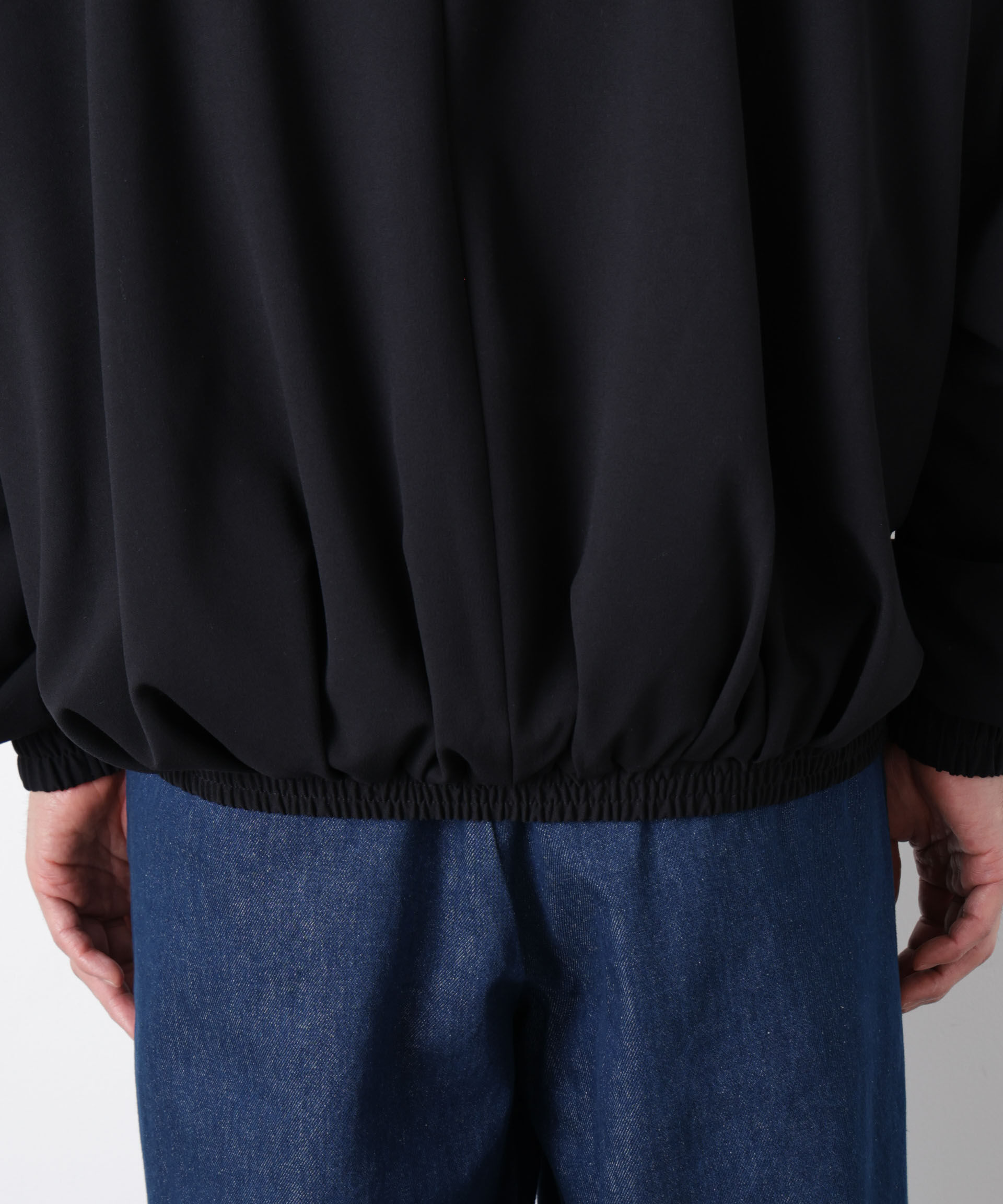 nano･universe「「モダンコンフォート」TRビックタックギャザーブルゾン」|ブルゾン・スタジャン|