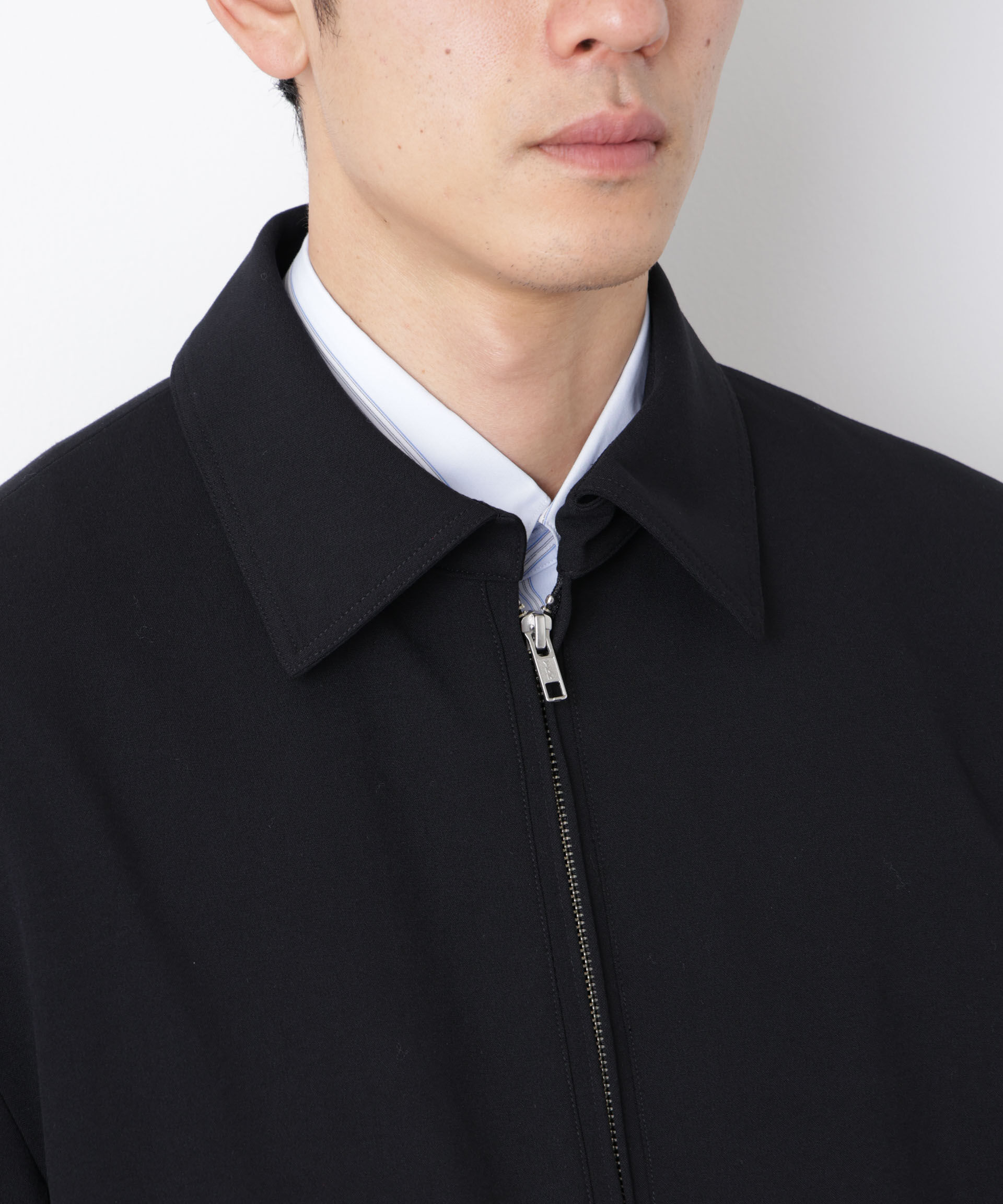 nano･universe「「モダンコンフォート」TRビックタックギャザーブルゾン」|ブルゾン・スタジャン|