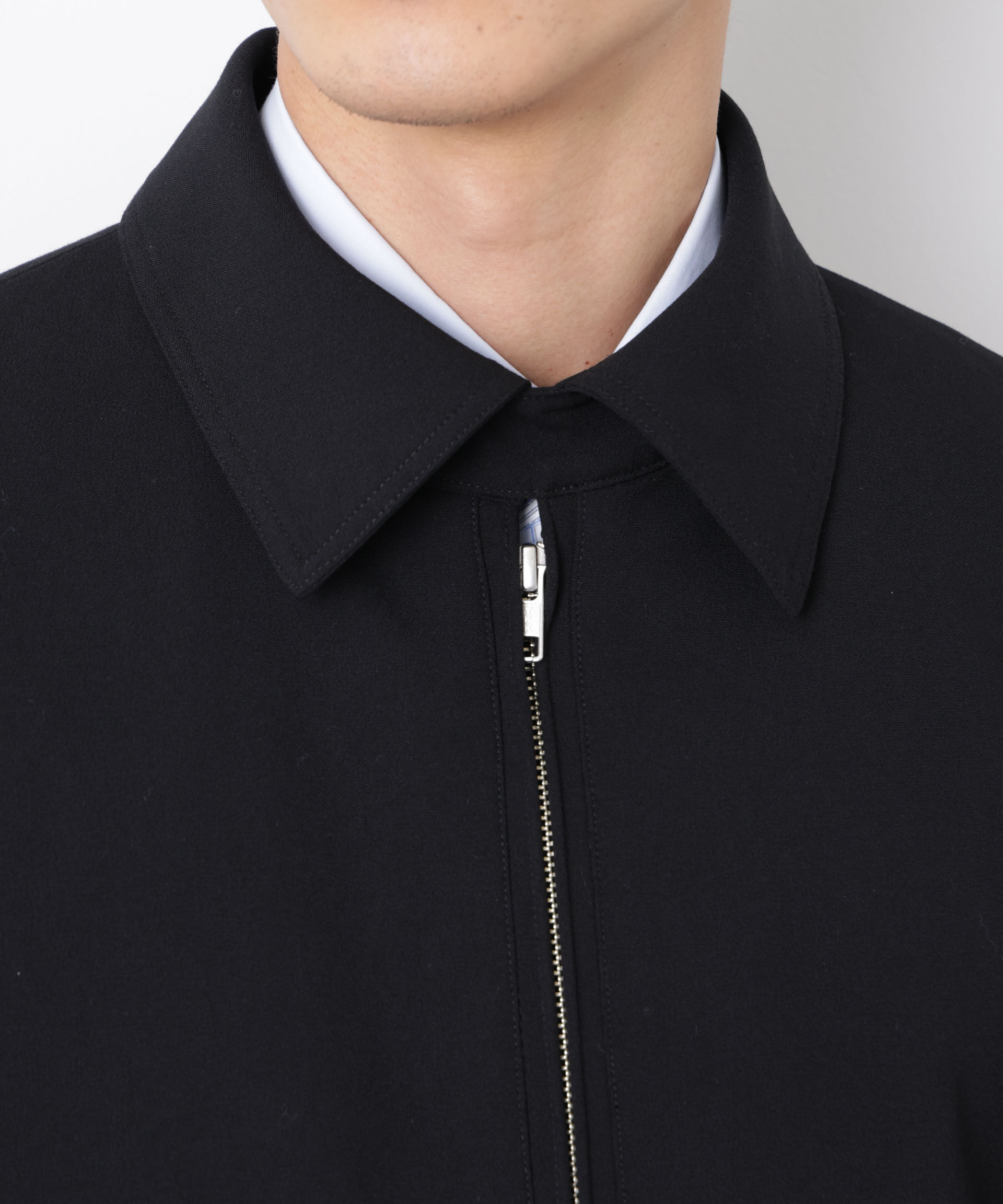 nano･universe「「モダンコンフォート」TRビックタックギャザーブルゾン」|ブルゾン・スタジャン|