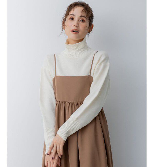 組曲「ウールカシミヤミックス ロールネック ニット」|ニット・セーター|