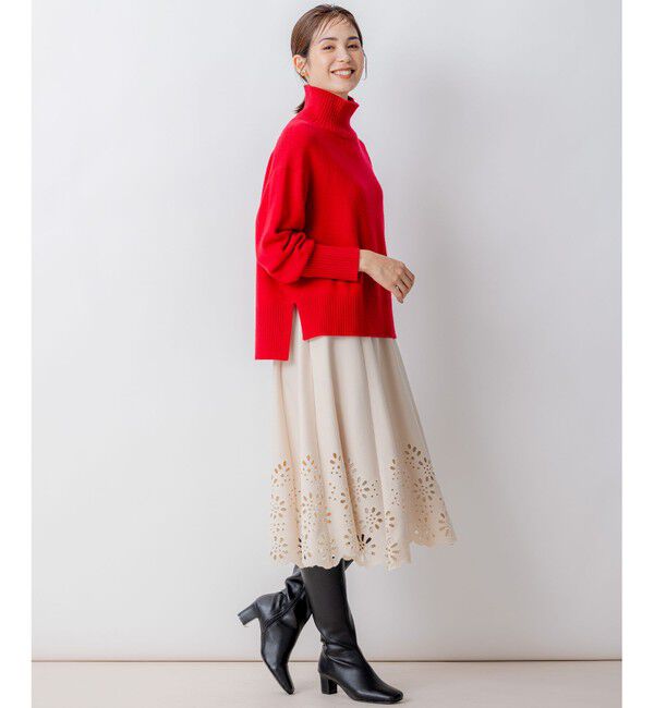 組曲「ウールカシミヤミックス ロールネック ニット」|ニット・セーター|