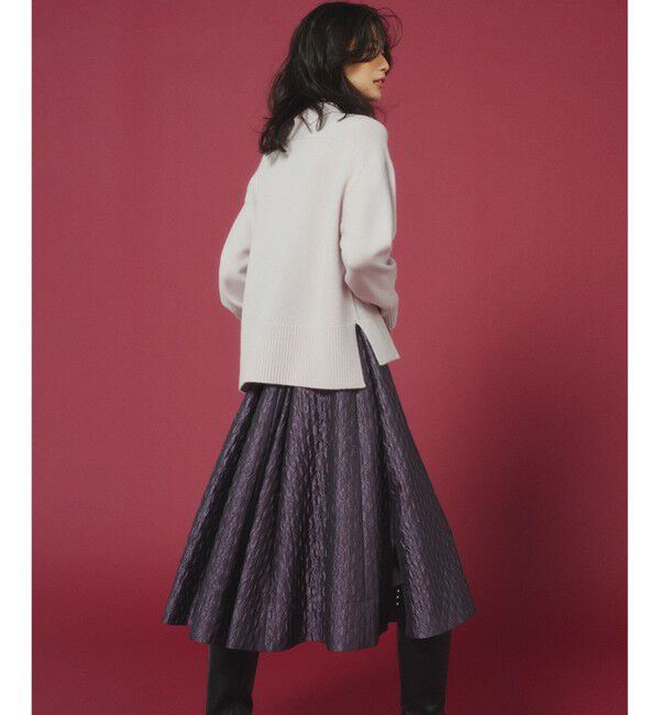 組曲「ウールカシミヤミックス ロールネック ニット」|ニット・セーター|