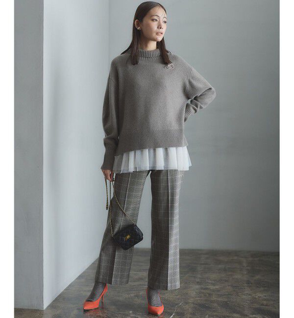 組曲「ウールカシミヤミックス ロールネック ニット」|ニット・セーター|