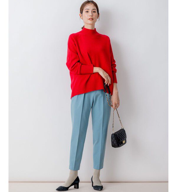 組曲「【8色展開・WEB限定】ウールカシミヤミックス ハイネック ニット」|ニット・セーター|