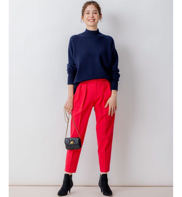 組曲「【8色展開・WEB限定】ウールカシミヤミックス ハイネック ニット」|ニット・セーター|