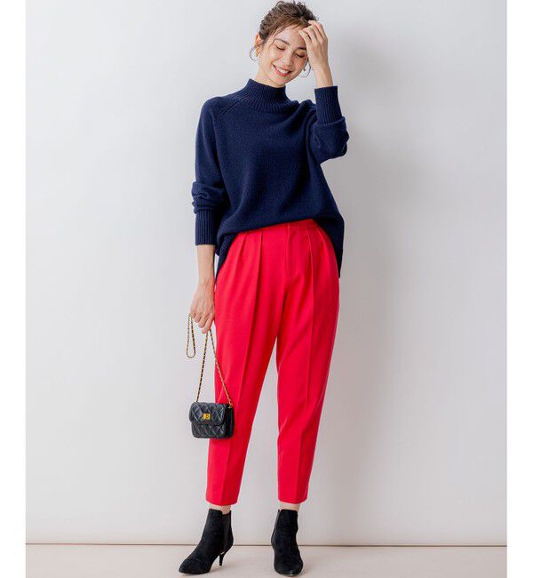 組曲「【8色展開・WEB限定】ウールカシミヤミックス ハイネック ニット」|ニット・セーター|