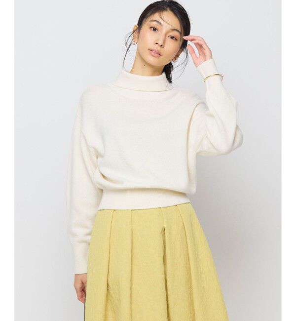 組曲「【2WAY・WEB限定】ウールカシミヤミックス ハイネックニット」|ニット・セーター|