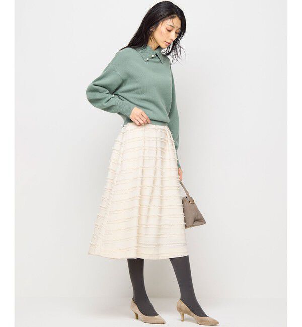 組曲「【2WAY・WEB限定】ウールカシミヤミックス ハイネックニット」|ニット・セーター|