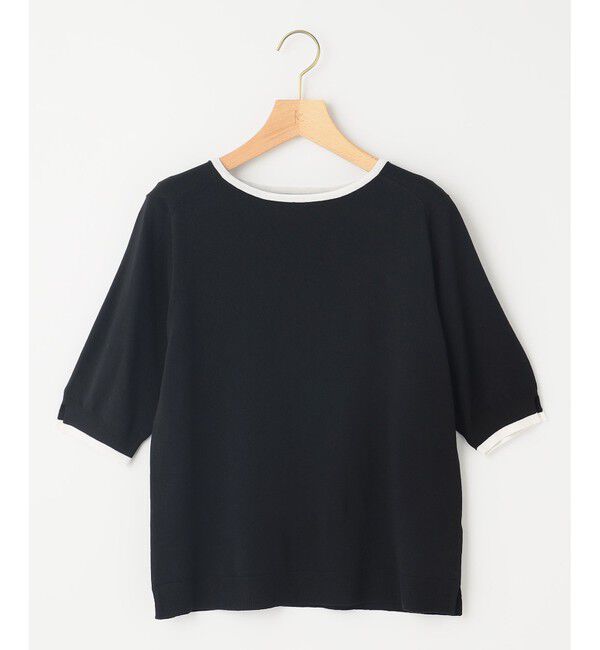 組曲「5分袖ニットＴシャツ」|ニット・セーター|