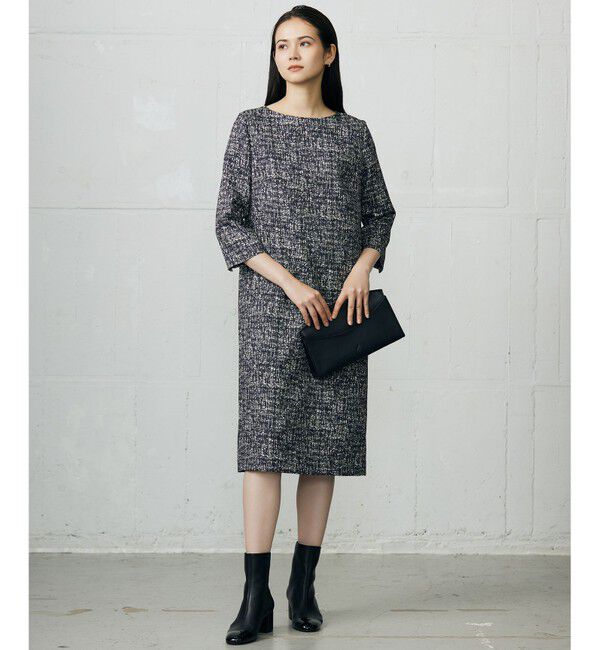 自由区「プリントジャガードストレッチ  ワンピース」|ワンピース|