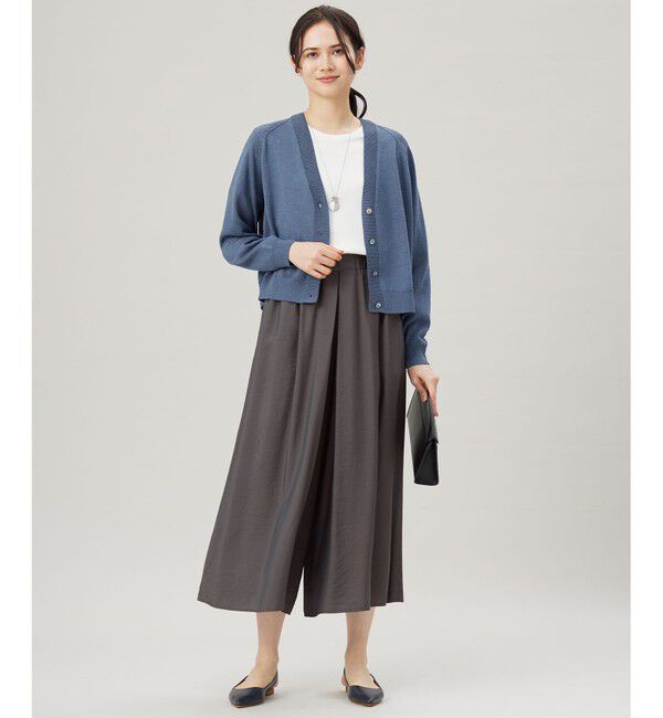 自由区「【ドラマ「明日はもっと いい日になる」着用】ソフトリブ Tシャツ」|Tシャツ・カットソー|