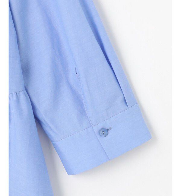 自由区「シアーソフトシャンブレーペプラム ブラウス」|シャツ・ブラウス|