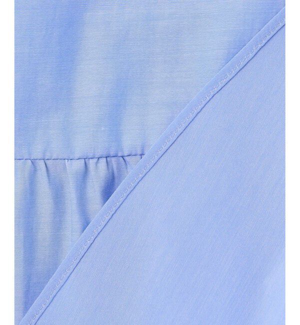 自由区「シアーソフトシャンブレーペプラム ブラウス」|シャツ・ブラウス|