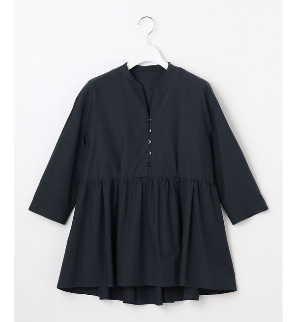 自由区「シアーソフトシャンブレーペプラム ブラウス」|シャツ・ブラウス|