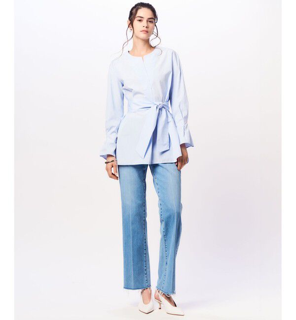 23区「【RED CARD TOKYO&times;23区】デニム フレアパンツ」|デニム|