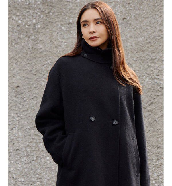 23区「【滝沢眞規子さん着用/Oggi掲載】MANTECOPure リバーコート」|チェスターコート|ブラック系