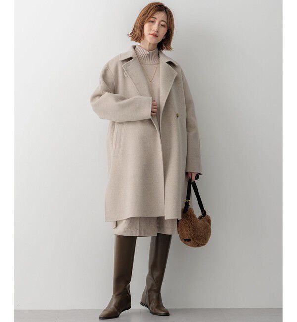 23区「【滝沢眞規子さん着用/Oggi掲載】MANTECOPure リバーコート」|チェスターコート|