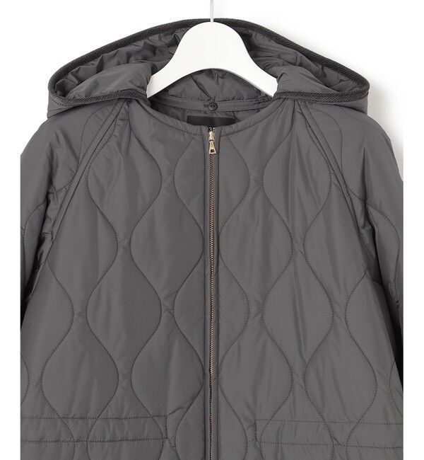 23区「【洗える/撥水加工】中綿 ロング パディング アウター」|ダウン|